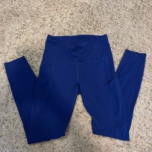 blue lululemon leggings